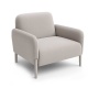 Кресло светло-серое
