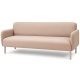 Диван светло-коричневый в тканевой обивке